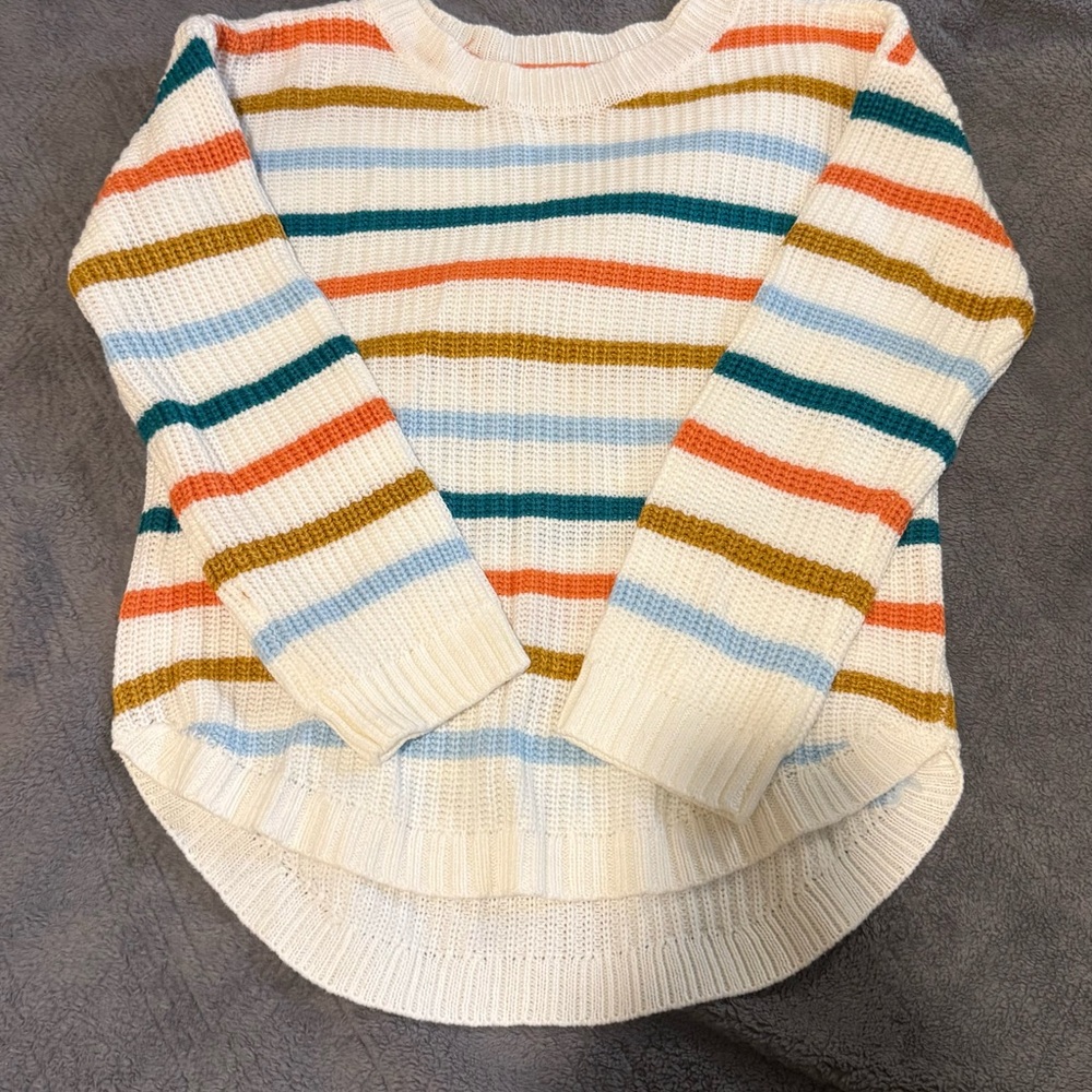 SO Women's Multicolor Striped Sweater